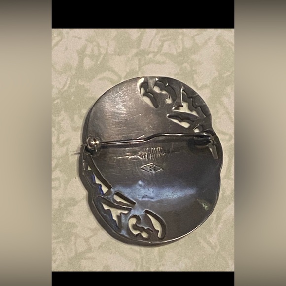LAST CHANCE 🔥 Vintage Sterling Silver Large Siam Brooch #7195 - Picture 6 of 8